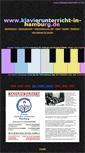 Mobile Screenshot of klavierunterricht-in-hamburg.de